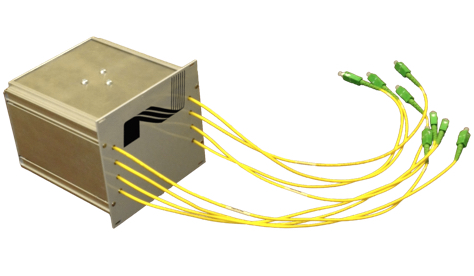 Custom ODL module with four independent delay lines.